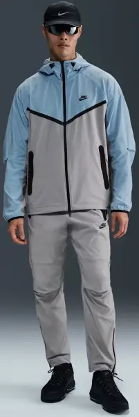 Вітровка Nike TECH WOVEN WINDRUNNER сіро-блакитна HV6514-012
