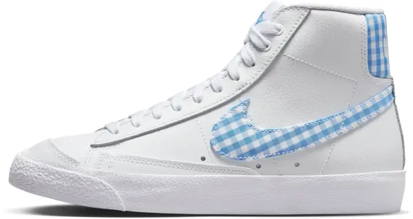 Кеди жіночі Nike BLAZER MID '77 біло-блакитні FD9163-100