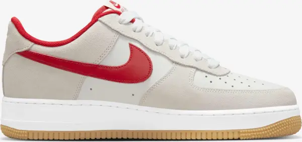 Кросівки Nike AIR FORCE 1 '07 LV8 бежево-червоні IB6388-101