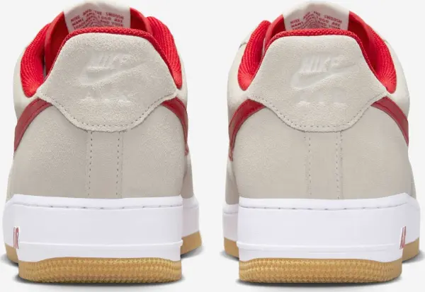 Кросівки Nike AIR FORCE 1 '07 LV8 бежево-червоні IB6388-101