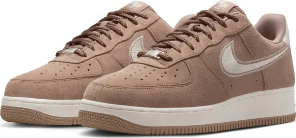 Кроссовки Nike AIR FORCE 1 '07 LV8 коричнево-белые HJ4465-200