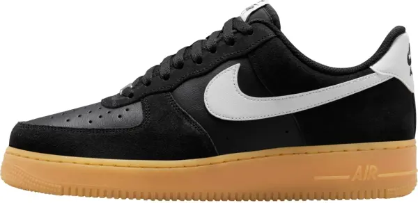 Кроссовки Nike AIR FORCE 1 '07 LV8 черно-бело-коричневые FQ8714-004
