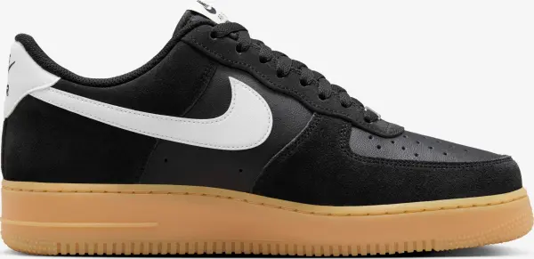 Кроссовки Nike AIR FORCE 1 '07 LV8 черно-бело-коричневые FQ8714-004