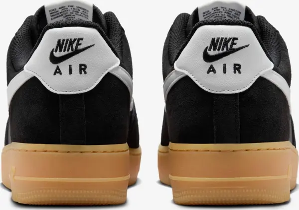Кроссовки Nike AIR FORCE 1 '07 LV8 черно-бело-коричневые FQ8714-004