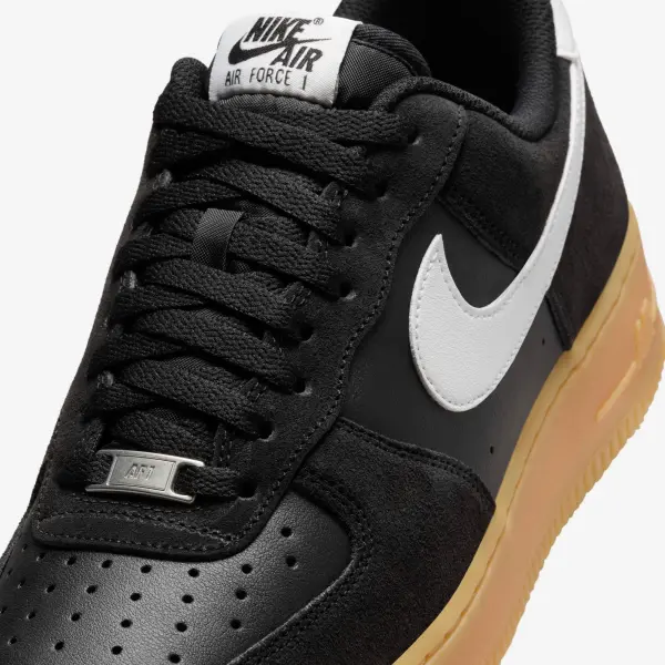 Кроссовки Nike AIR FORCE 1 '07 LV8 черно-бело-коричневые FQ8714-004