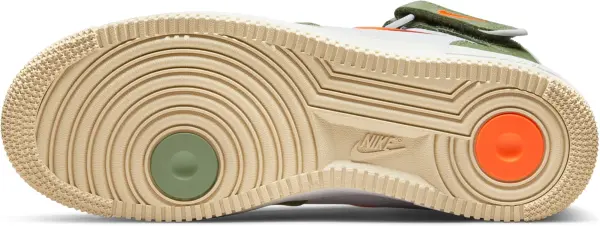 Кросівки Nike AIR FORCE 1 MID QS JEWEL біло-зелено-помаранчеві DQ3505-100
