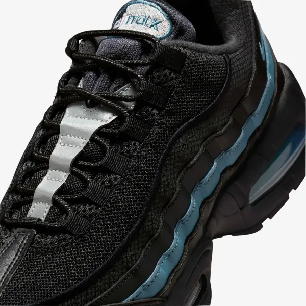 Кросівки Nike AIR MAX 95 "BIG BUBBLE" чорно-блакитно-сірі IB1667-004