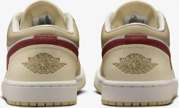 Кросівки жіночі Nike AIR JORDAN 1 LOW бежево-біло-бордові HV6530-100
