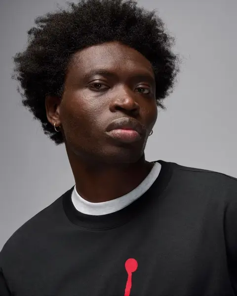 Свитшот Nike JORDAN JUMPMAN черно-красный IM9799-011