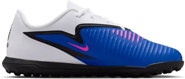 Сороконожки (шиповки) детские Nike JR PHANTOM 6 LOW CLUB TF сине-бело-розовые HQ2006-446