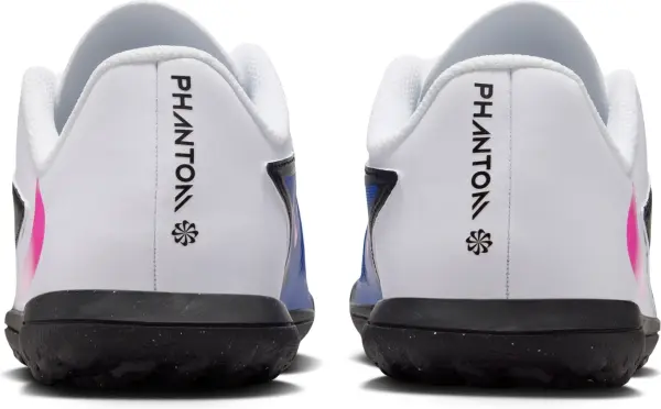 Сороконожки (шиповки) детские Nike JR PHANTOM 6 LOW CLUB TF сине-бело-розовые HQ2006-446