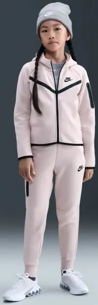 Толстовка підліткова Nike SPORTSWEAR TECH FLEECE світло-рожева HV8695-667