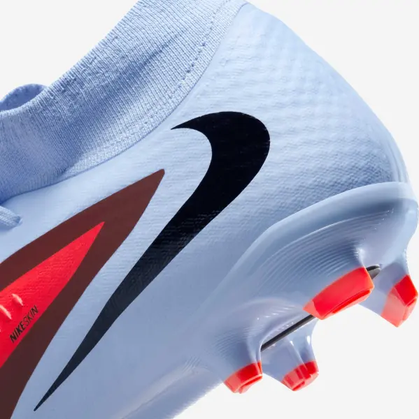 Бутсы Nike PHANTOM 6 HIGH ACADEMY FG/MG светло-сине-красные HQ2278-400