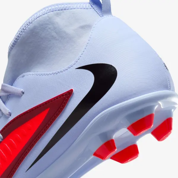 Бутсы Nike PHANTOM 6 HIGH CLUB FG/MG светло-сине-красные HQ2275-400
