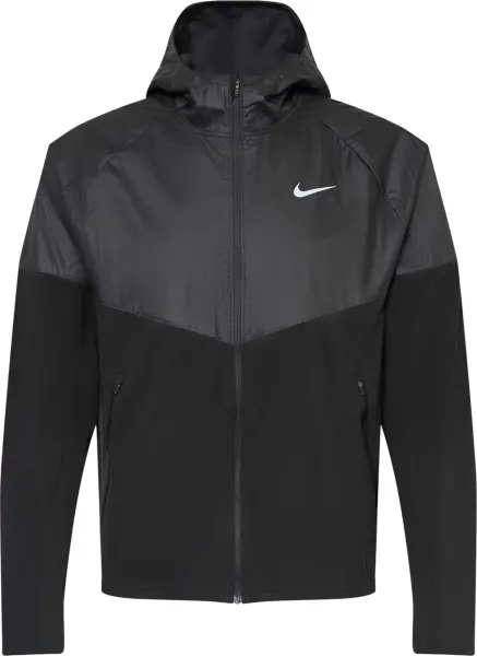 Ветровка для бега Nike MILER REPEL WINTERIZED черно-темно-серая HV2669-010