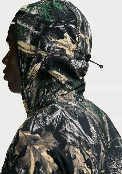 Вітровка для бігу Nike STRIDE DRI-FIT REALTREE чорно-коричнево-зелений камуфляж IO7767-060