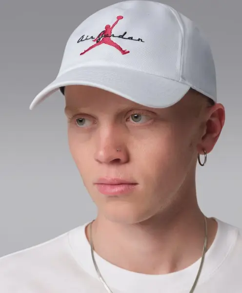 Кепка Nike JORDAN CLUB CAP UNSTRUCTURED ADJUSTABLE біла IF8483-100