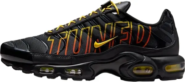Кросівки Nike AIR MAX PLUS чорно-жовто-помаранчеві IH4459-010