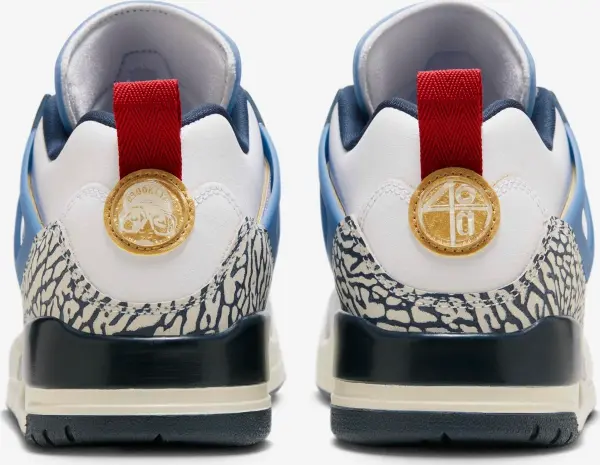 Кросівки Nike JORDAN SPIZIKE LOW біло-синьо-червоні HM3712-164