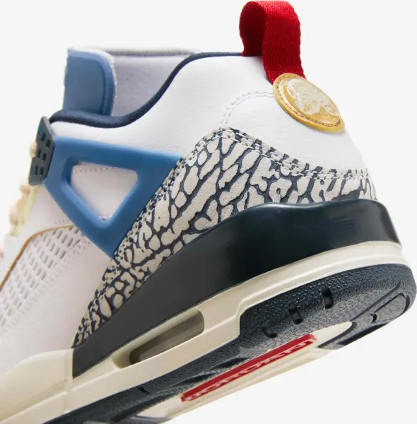 Кросівки Nike JORDAN SPIZIKE LOW біло-синьо-червоні HM3712-164