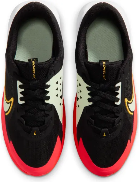 Кроссовки беговые подростковые Nike SONIC FLY (GS) черно-красно-мятные FZ0017-005