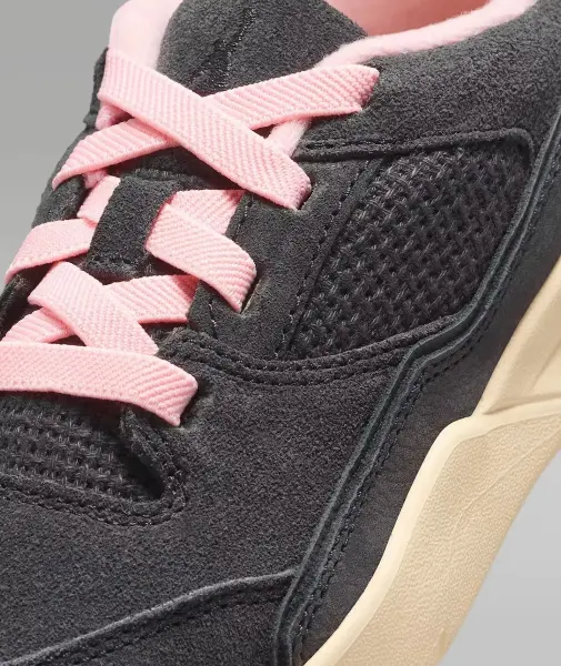 Кроссовки детские Nike FLIGHT COURT (PS) темно-серо-светло-розовые HF3332-012