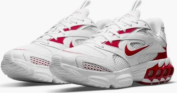 Кроссовки женские Nike ZOOM AIR FIRE бело-красные CW3876-101