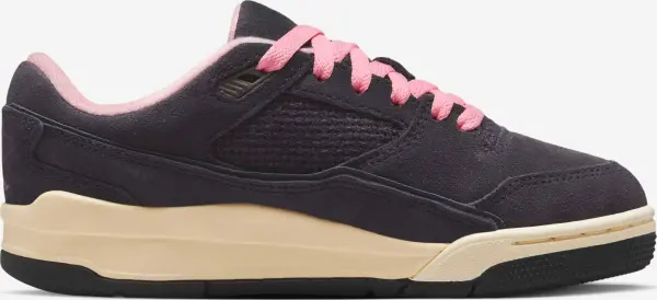 Кроссовки подростковые Nike FLIGHT COURT (GS) темно-серо-светло-розовые HF3333-012