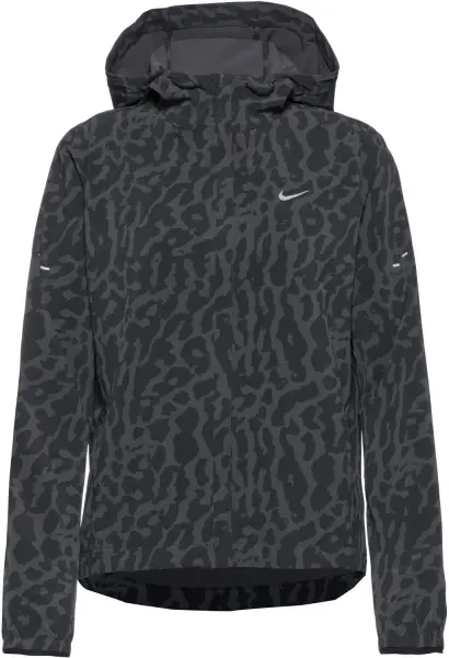 Куртка для бігу жіноча Nike SWIFT DRI-FIT темно-сіро-чорна IB5844-010