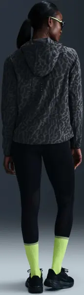 Куртка для бігу жіноча Nike SWIFT DRI-FIT темно-сіро-чорна IB5844-010