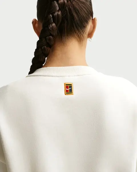 Світшот для тенісу жіночий Nike NIKECOURT COLLECTION кремовий IB0757-133