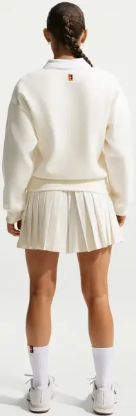 Світшот для тенісу жіночий Nike NIKECOURT COLLECTION кремовий IB0757-133