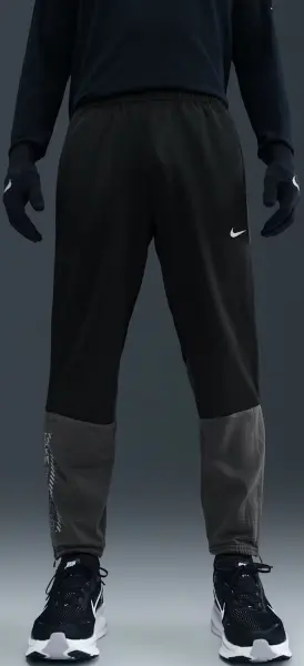 Спортивні штани для бігу Nike CHALLENGER THERMA-FIT WINTERIZED чорно-темно-сірі HV2673-010