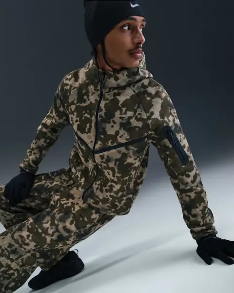 Спортивный костюм Nike TECH FLEECE CAMO хаки камуфляж HV0955-276__II1324-276