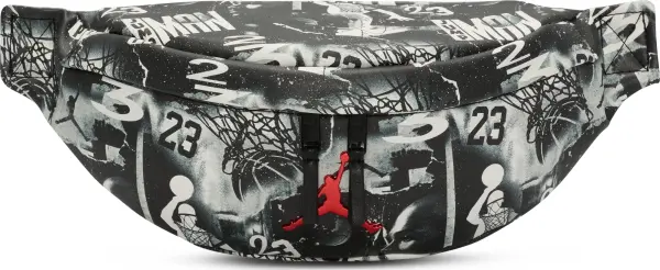 Сумка на пояс Nike JORDAN URBAN PATTERN сіро-чорно-біла MA9065-G0J