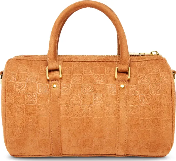 Сумка через плече Nike JORDAN SUEDE MONOGRAM MINI DUFFEL 3L помаранчева MA9209-X6X