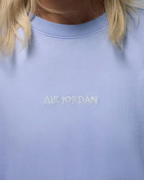 Футболка Nike AIR JORDAN голубая FZ1908-085