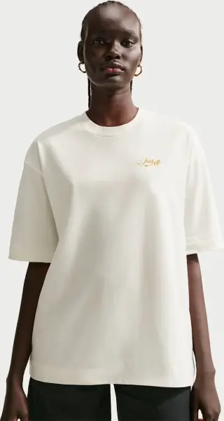Футболка жіноча Nike SPORTSWEAR OVERSIZED кремова IO3525-133