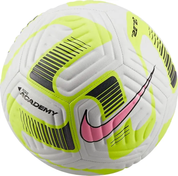 Футбольный мяч Nike ACADEMY бело-желто-розовый Размер 3 DN3599-106