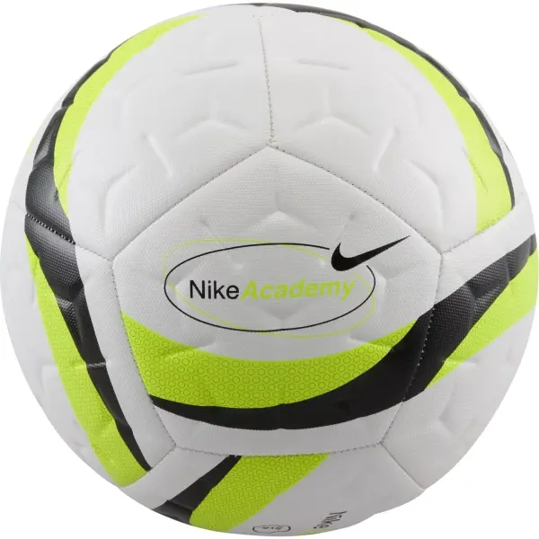 Футбольний м'яч Nike ACADEMY біло-лаймово-чорний Розмір 3 HV4387-100