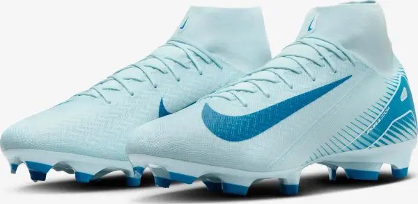 Бутсы Nike MERCURIAL ZOOM SUPERFLY 10 ACADEMY FG/MG голубые FQ1456-400