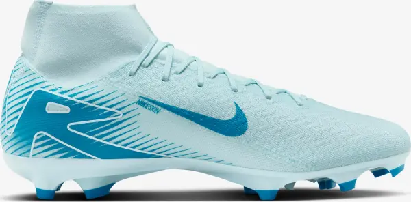 Бутсы Nike MERCURIAL ZOOM SUPERFLY 10 ACADEMY FG/MG голубые FQ1456-400