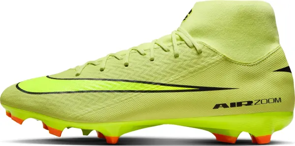 Бутсы Nike MERCURIAL ZOOM SUPERFLY 10 ACADEMY FG/MG лаймовые FQ1456-300