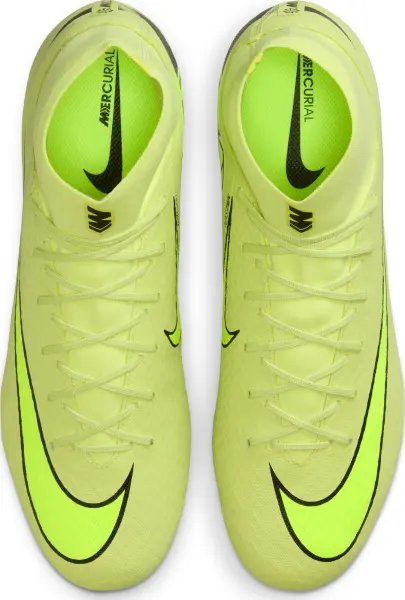 Бутсы Nike MERCURIAL ZOOM SUPERFLY 10 ACADEMY FG/MG лаймовые FQ1456-300