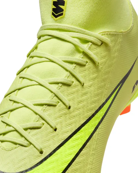 Бутсы Nike MERCURIAL ZOOM SUPERFLY 10 ACADEMY FG/MG лаймовые FQ1456-300