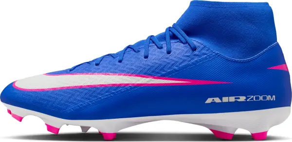 Бутсы Nike MERCURIAL ZOOM SUPERFLY 10 ACADEMY FG/MG сине-розово-белые FQ1456-446