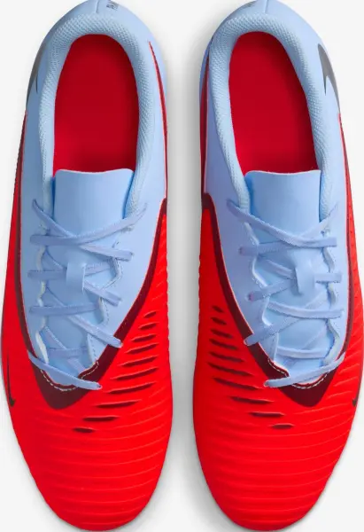 Бутсы Nike PHANTOM 6 LOW CLUB FG/MG светло-сине-красные HM8933-400