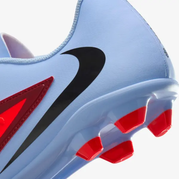 Бутсы Nike PHANTOM 6 LOW CLUB FG/MG светло-сине-красные HM8933-400
