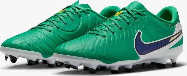 Бутси Nike TIEMPO LEGEND 10 ACADEMY FG LV8 зелено-білі HJ7268-300