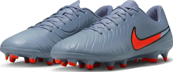 Бутсы Nike TIEMPO LEGEND 10 CLUB FG/MG дымчато-голубо-оранжевые DV4344-402